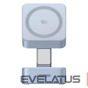 Беспроводное зарядное устройство Ugreen  Magnetic Charger 25W 2-in-1 55960B Wireless, Qi2.2 35W Gray