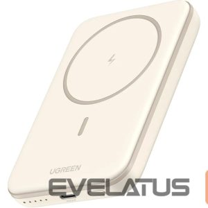 Беспроводное зарядное устройство Ugreen  Magnetic Power Bank 5000mAh 25207 15W, Wireless, Beige Beige
