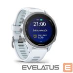 Умные часы Garmin  FORERUNNER 170 Whitestone with Whitestone/Cloud Blue Band 