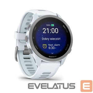 Умные часы Garmin  FORERUNNER 170 Whitestone with Whitestone/Cloud Blue Band 