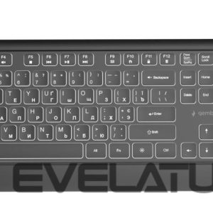 Компьютерная клавиатура Gembird  KEYBOARD MULTIMEDIA USB CYRILL/BLACK KB-UML-04-CYRL 