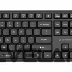 Компьютерная клавиатура Gembird  KEYBOARD +MOUSE WRL ENG/BLACK KBS-WMS-01 