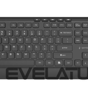 Компьютерная клавиатура Gembird  KEYBOARD MULTIMEDIA USB ENG/BLACK KB-MCH-05 