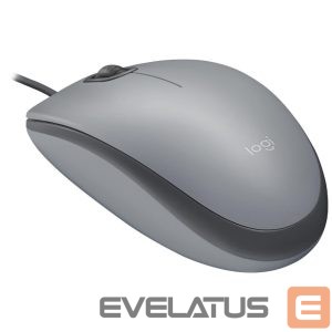 Компьютерная мышь Logitech  MOUSE USB OPTICAL M110 SILENT/MID GRAY 910-006760 