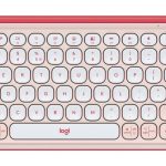 Компьютерная клавиатура Logitech  KEYBOARD WRL POP ICON KEYS/LIL&OFF WH 920-013073 