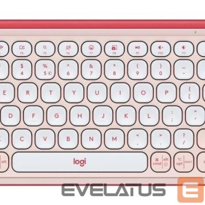 Компьютерная клавиатура Logitech  KEYBOARD WRL POP ICON KEYS/LIL&OFF WH 920-013073 