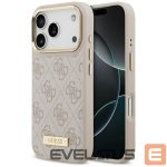 Другие товары Guess  Guess 4G Logo Plate MagSafe Case for iPhone 17 Pro - Pink 