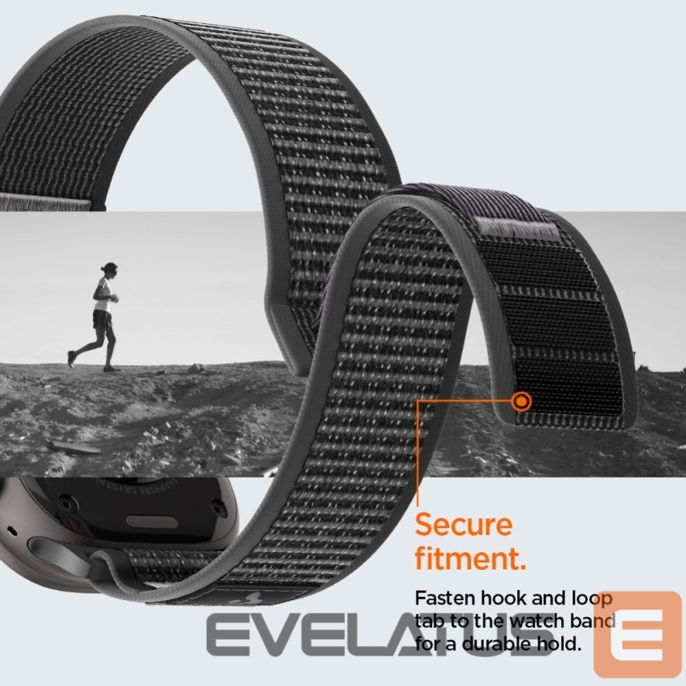 Другие товары Spigen Spigen Athlex Air 2 Strap for Apple Watch 44/45/46/49mm - Black and Gray