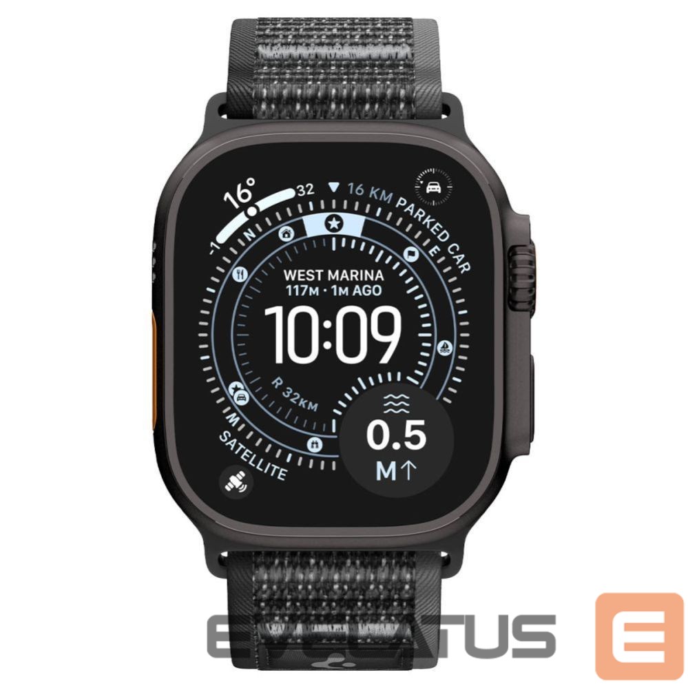 Другие товары Spigen Spigen Athlex Air 2 Strap for Apple Watch 44/45/46/49mm - Black and Gray