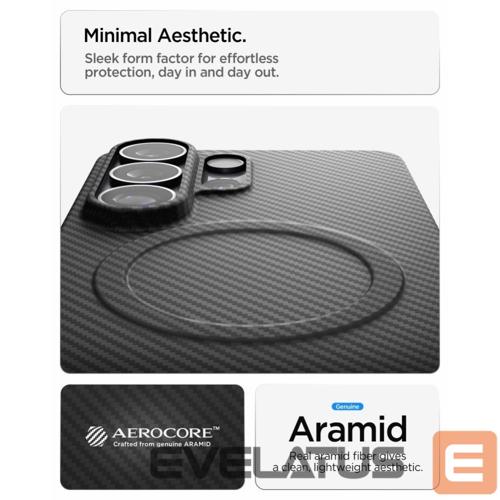 Другие товары Spigen Spigen AirSkin Aramid Mag MagSafe Case for Samsung Galaxy S26 Ultra - Black