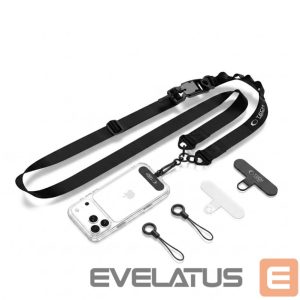 Другие товары Tech-Protect  Tech-Protect C9S Rope Crossbody Phone Lanyard - Black 