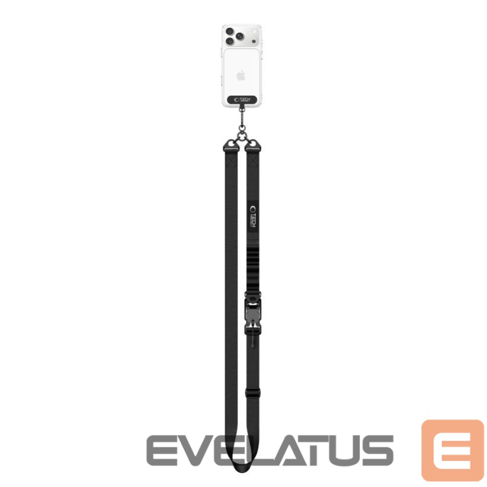 Другие товары Tech-Protect Tech-Protect C9S Rope Crossbody Phone Lanyard - Black
