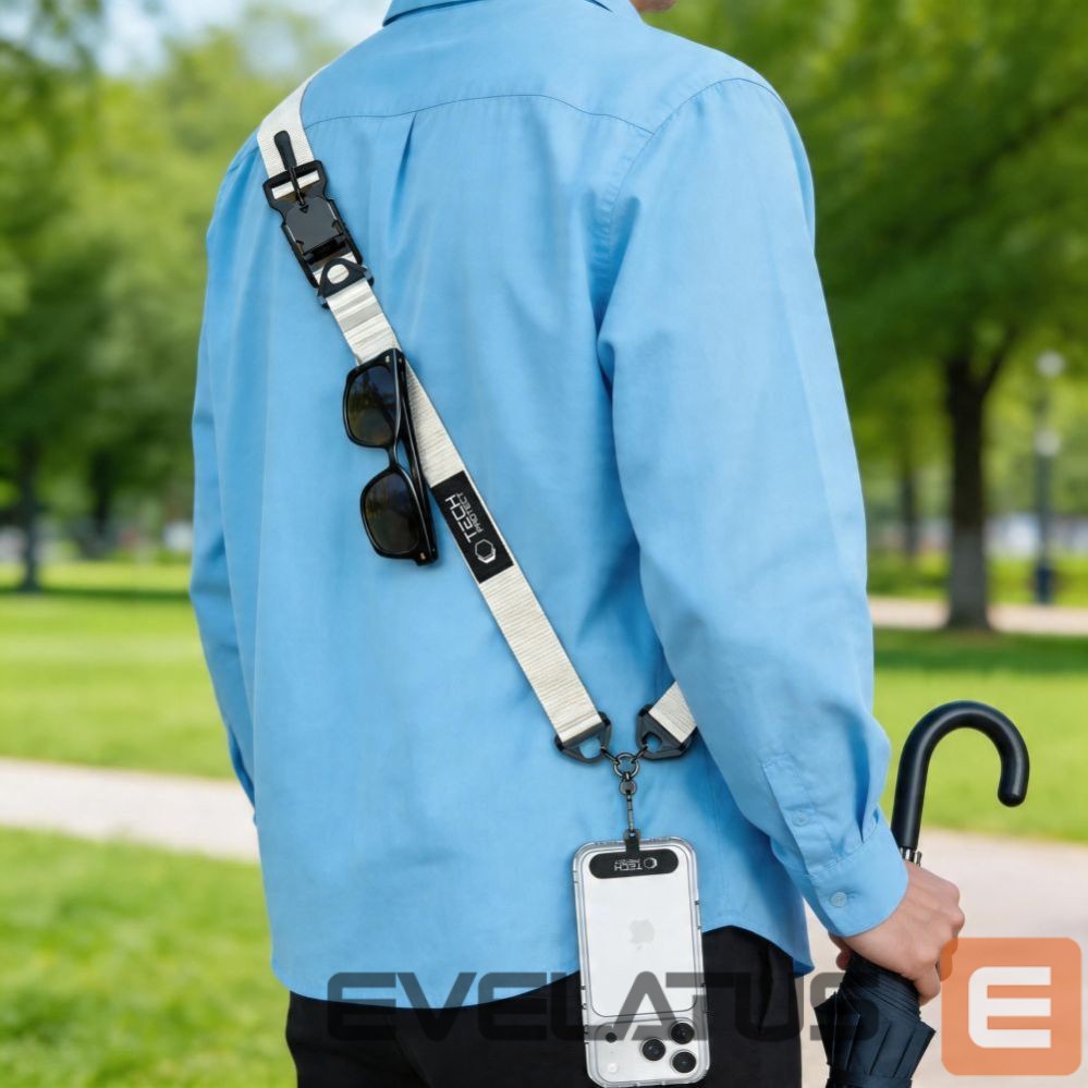 Другие товары Tech-Protect Tech-Protect C9S Rope Crossbody Phone Lanyard - Beige