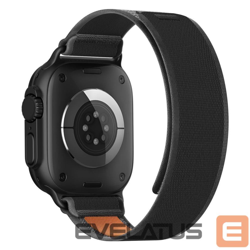 Другие товары Tech-Protect Tech-Protect Nylon Elite Strap for Apple Watch 44 / 45 / 46 / 49 mm - Black & Orange
