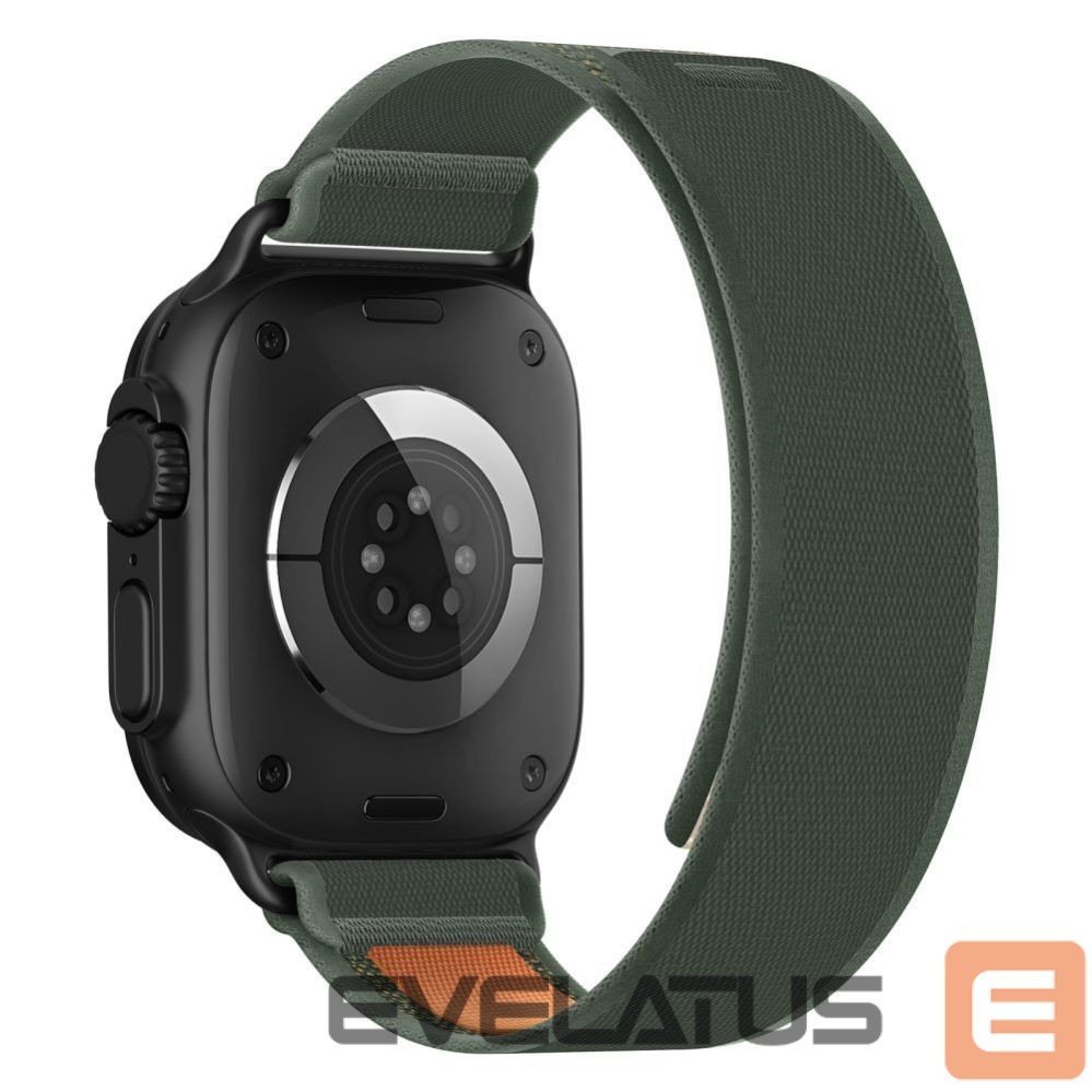 Другие товары Tech-Protect Tech-Protect Nylon Elite Strap for Apple Watch 44/45/46/49 mm - Green/Orange