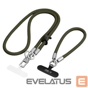 Другие товары Tech-Protect  Tech-Protect C10S Rope Phone Lanyard - Green 