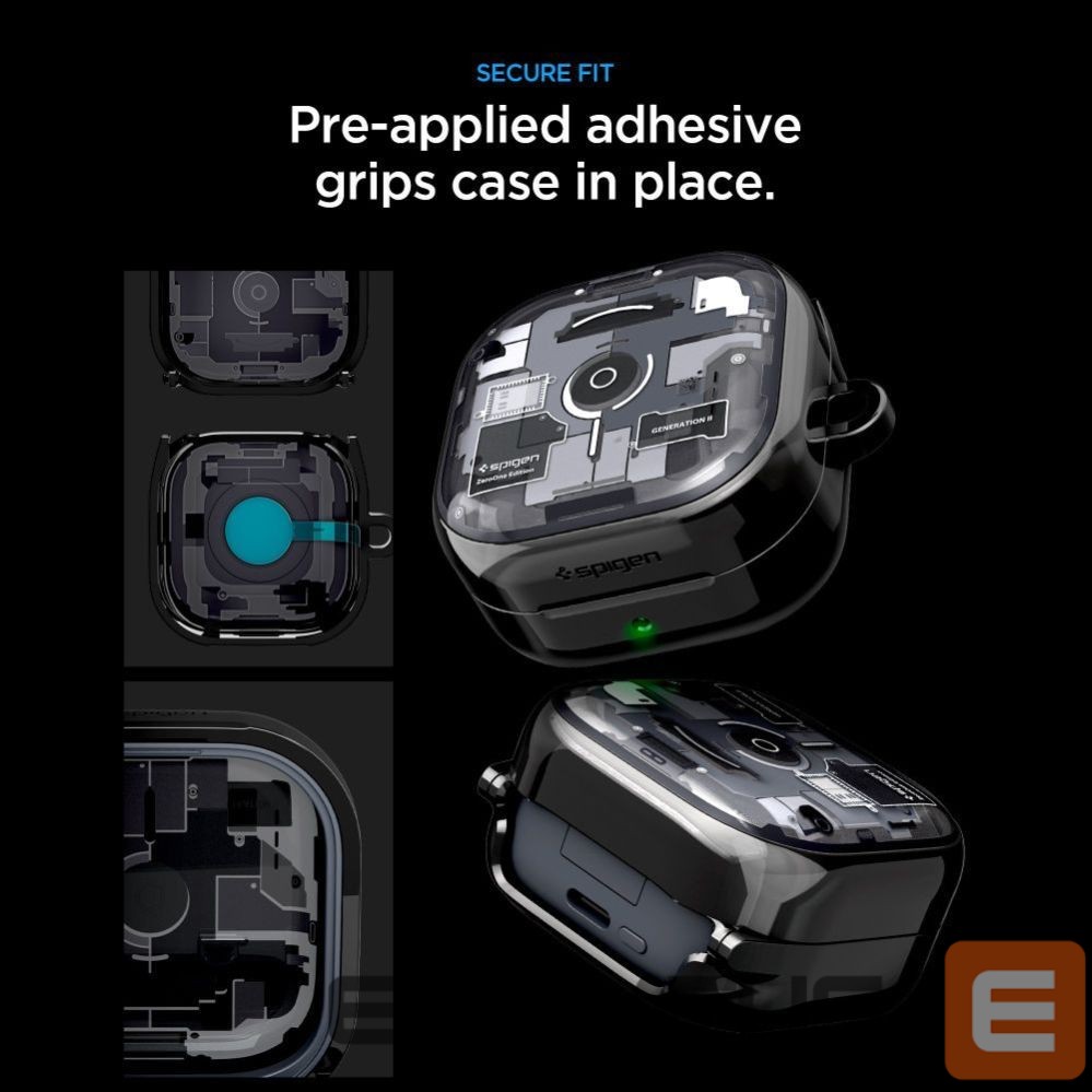 Другие товары Spigen Spigen Ultra Hybrid Zero One Case for Samsung Galaxy Buds 4 / 4 Pro - Black