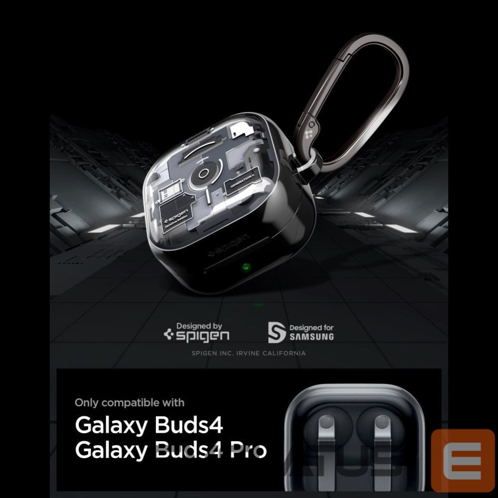 Другие товары Spigen Spigen Ultra Hybrid Zero One Case for Samsung Galaxy Buds 4 / 4 Pro - Black