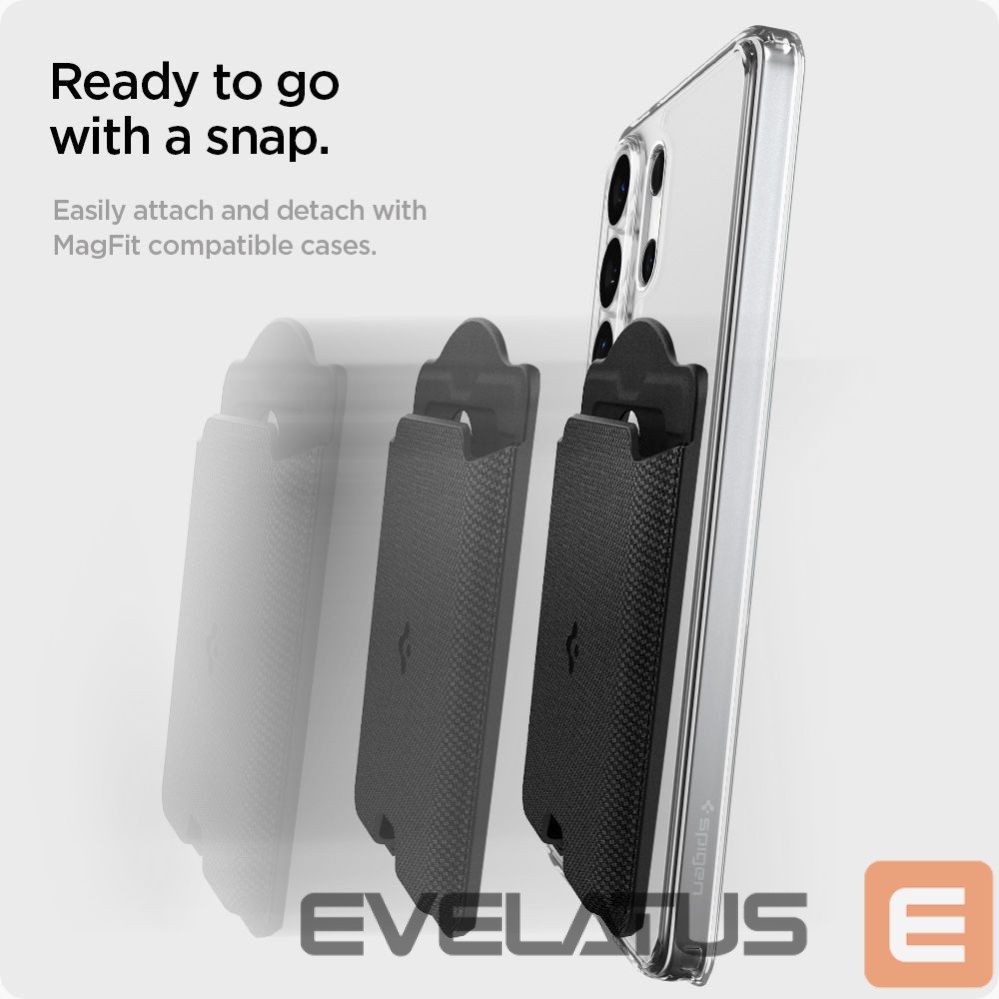 Другие товары Spigen Spigen Urban Fit MagSafe Magnetic Phone Wallet - Black