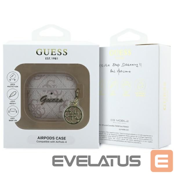 Другие товары Guess Guess GUA4G4GSMP AirPods 4 cover pink/pink 4G Charm Collection