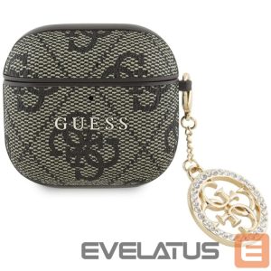 Другие товары Guess  Guess 4G Strass Charm Case for AirPods 4 - Brown 