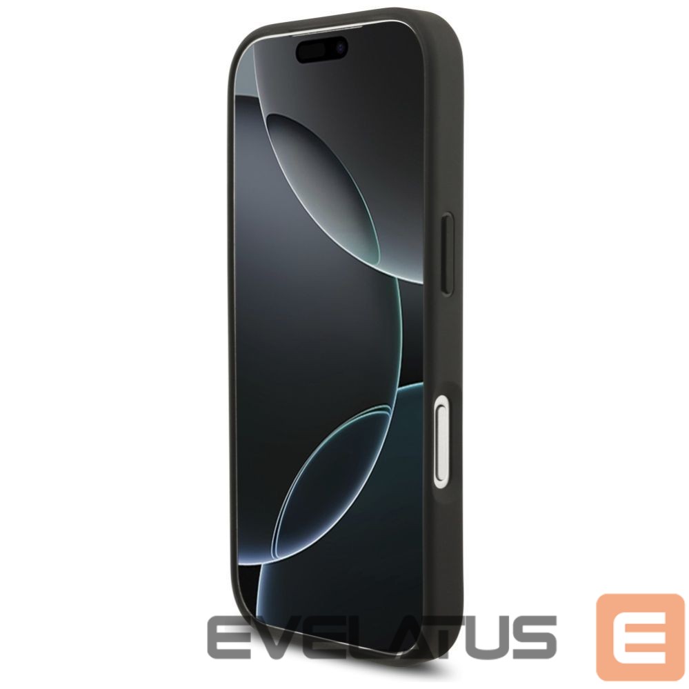 Другие товары Mercedes-Benz Mercedes Leather Large Laurel Leave MagSafe Case for iPhone 17 Pro - Black and Gray