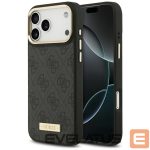 Другие товары Guess  Guess 4G Logo Plate MagSafe Case for iPhone 17 Pro Max - Black 