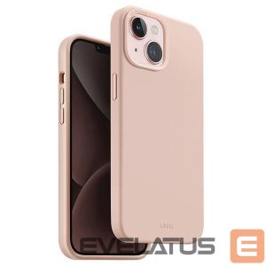 Чехол на заднюю панель UNIQ  Uniq Lino Hue Magclick Charging case for iPhone 15 - pink 