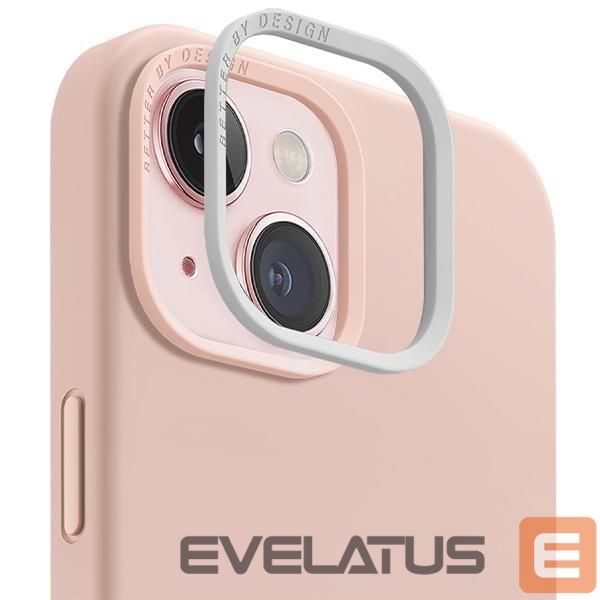 Чехол на заднюю панель UNIQ Uniq Lino Hue Magclick Charging case for iPhone 15 - pink
