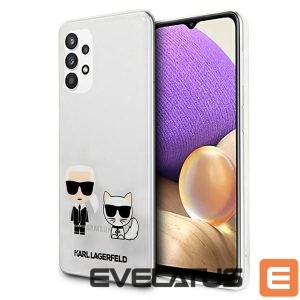 Чехол на заднюю панель Karl Lagerfeld  Karl Lagerfeld KLHCA32CKTR A326 A32 5G hardcase Transparent Karl & Choupette 