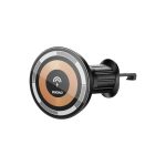 Авто держатель Dudao  Magnetic holder with MagSafe inductive charger for 15W Dudao F12MAX ventilation grille - black 