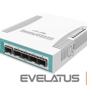 Сервер - Прочие аксессуары Mikrotik  | Cloud Router Switch | CRS106-1C-5S | Web Management | Desktop | SFP ports quantity 5 | 12 month(s) | 12 month(s) 