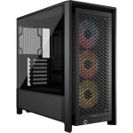 Корпус для компьютера Corsair  PC Case | Frame 4000D RS ARGB Modular | Black | Mid-Tower | Power supply included No 