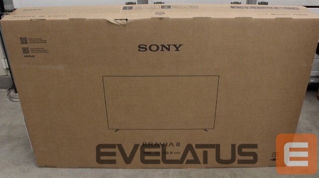 Телевизор Sony K55XR80PAEP Bravia 8 | 55 | Smart TV | Google TV | 4K UHD | Black | DAMAGED PACKAGING, MISSING INNERT PACKAGING