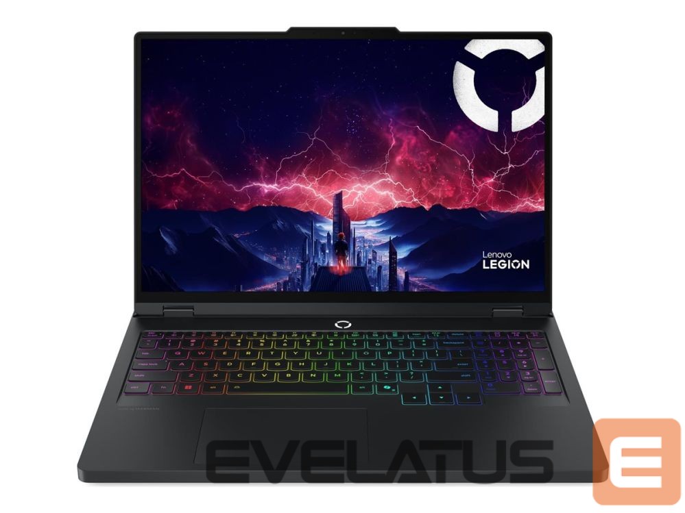 Портативный компьютер Lenovo Legion Pro 5 16ADR10 | Eclipse Black | 16 " | IPS | WQXGA | 2560 x 1600 pixels | 240 Hz | Anti-glare | AMD Ryzen 9 | 8945HX | 32 GB | SO-DIMM DDR5 | Solid-state drive capacity 1000 GB | NVIDIA GeForce RTX 5070 | GDDR7 | 8 GB | Windows 11 Home | 802.11be | Bluetooth version 5.4 | Keyboard language US international | Keyboard backlit | Warranty 24 month(s) | Battery warranty 12 month(s)