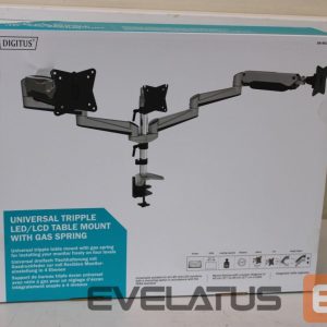 Кронштейн для телевизора Digitus  SALE OUT.  Triple monitor mount, 3x 27", 3x 6 kg |  Desk Mount | Triple Monitor Gas Spring Mount DA-90363 | Adjustable Height, Tilt, Swivel | 15-27 " | Maximum weight (capacity) 3x6 kg | DAMAGED PACKAGING | Silver 