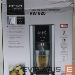 Чайник Caso  SALE OUT.  Turbo hot water dispenser | HW 620 | Water Dispenser | 2600 W | 2.5 L | Plastic/Stainless Steel | Black/Stainless Steel | DAMAGED  PACKAGING 