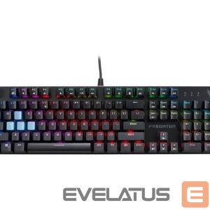 Компьютерная клавиатура Acer  Predator Aethon 303 | Keyboard | Wired | US | Kailh Blue | Black | Retail Pack 