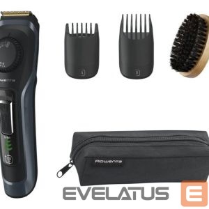 Триммер для волос Rowenta  Beard Trimmer | TN3804E0 Virtuo | Cordless | Number of length steps 39 | Black/Blue 