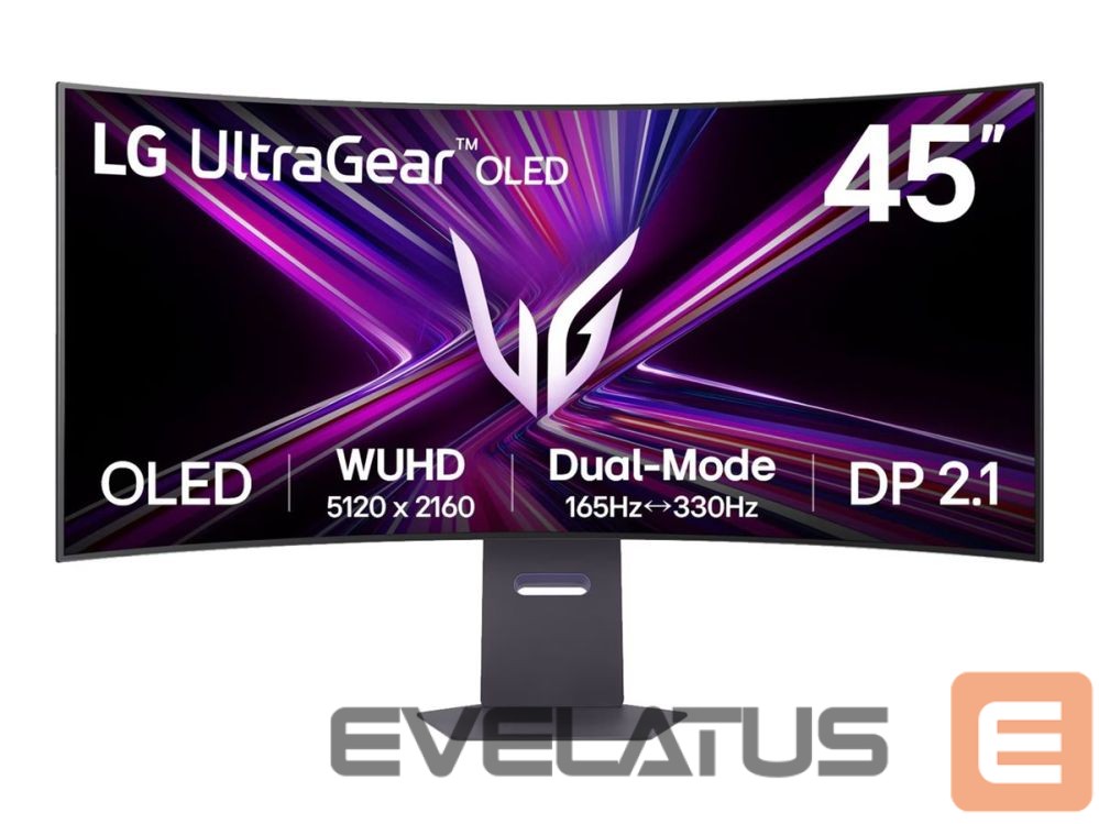 Монитор LG 45GX950A-B UltraGear 45" OLED WUHD Curved 5120x2160/21:9/0.03ms/275cd/m2/DisplayPort HDMI Headphone Out |