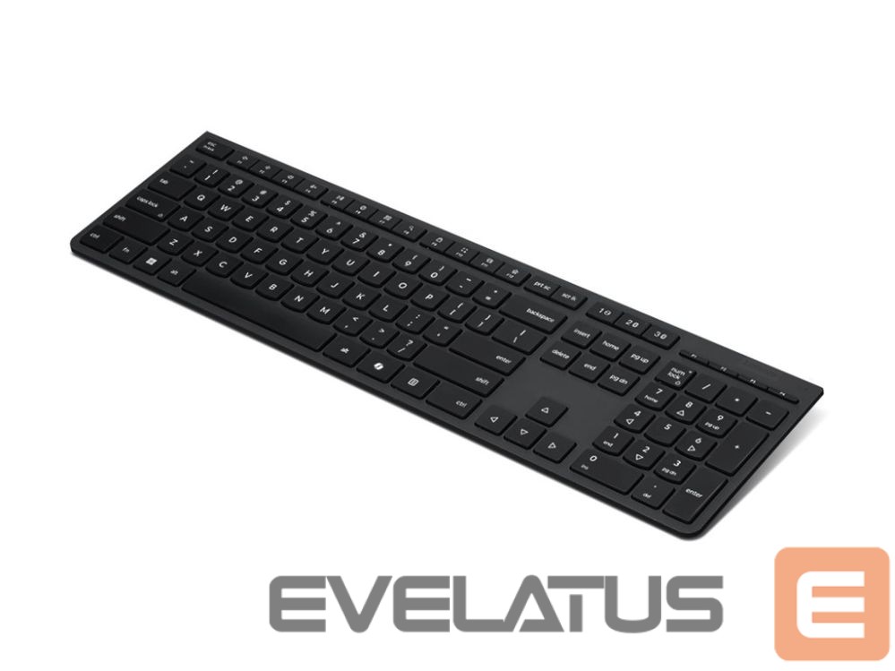 Компьютерная клавиатура Lenovo Professional Wireless Rechargeable Keyboard-Nordic |