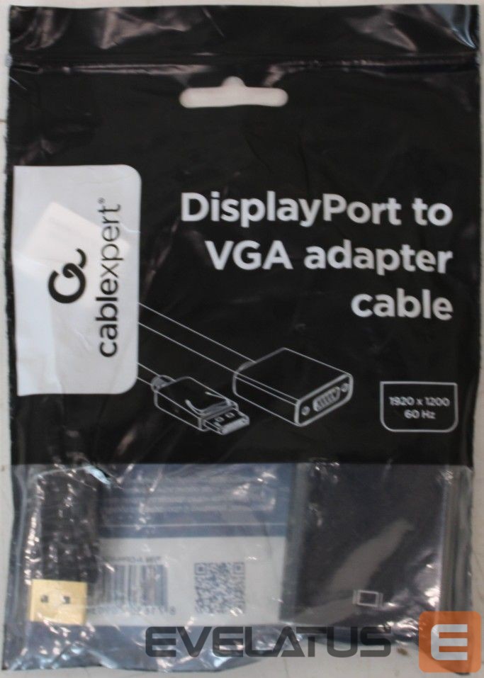 Зарядное устройство Gembird SALE OUT. DisplayPort to VGA adapter cable Black | Adapter cable | DisplayPort | VGA | DAMAGED PACKAGING
