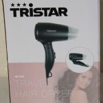 Здравоохранение Tristar  SALE OUT.  HD-2460 |  Travel Hair Dryer | HD-2460 | 1200 W | Number of temperature settings 2 | Black | DAMAGED PACKAGING | Warranty 24 month(s) 