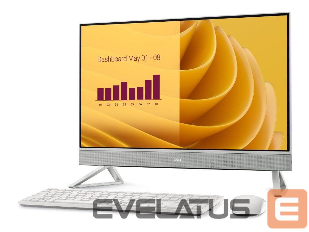 Персональный компьютер Dell EC27250 | Desktop | AIO | 27 " | Intel Core 7 | 150U | 16 GB | DDR5 | 1000 GB | Intel Graphics | US International | Windows 11 Pro