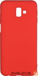 Чехол на заднюю панель Evelatus Samsung J6 Plus Silicone Case Red