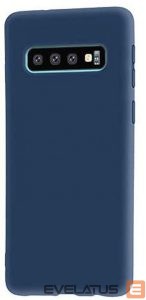 Чехол на заднюю панель Evelatus Samsung Galaxy S10+ Nano Silicone Case Soft Touch TPU Dark Blue