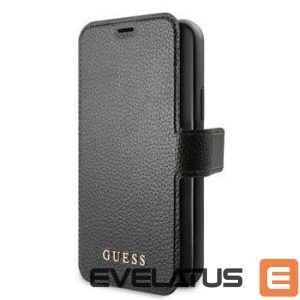 Чехол книжка Guess Apple iPhone 12/12 Pro Iridescent Book Case Black
