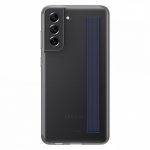 Чехол на заднюю панель Samsung  Galaxy S21 FE Clear Strap Cover Case Dark Gray