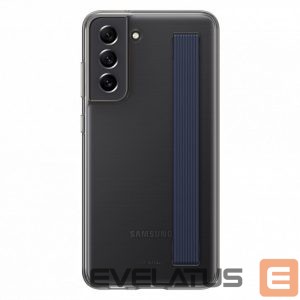 Чехол на заднюю панель Samsung  Galaxy S21 FE Clear Strap Cover Case Dark Gray