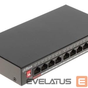 Коммутатор DAHUA  Switch||PFS3010-8ET-96-V2|Desktop/pedestal|PoE ports 8|96 Watts|DH-PFS3010-8ET-96-V2 